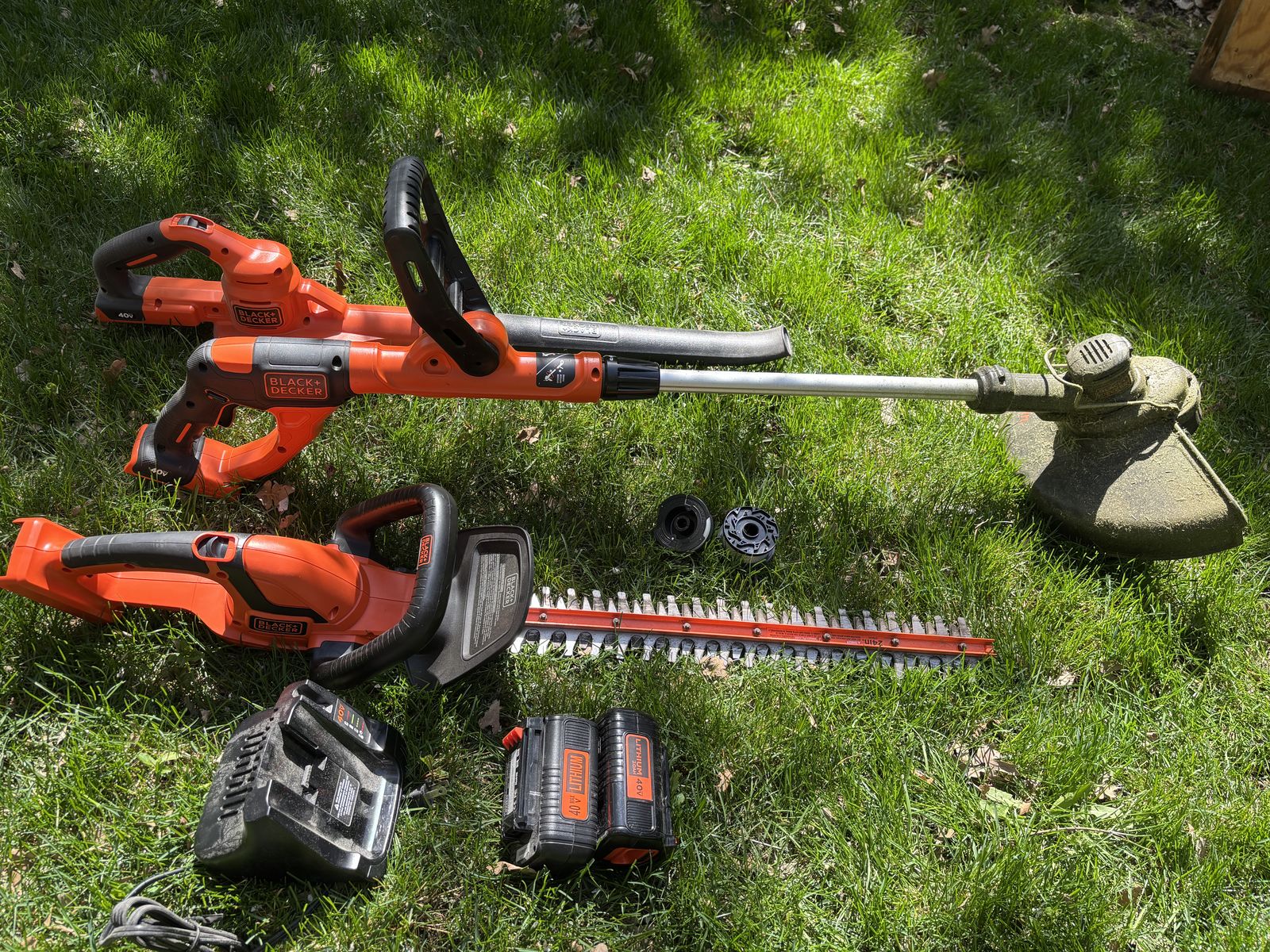 Black and Decker 40 volt trimmer and edger.