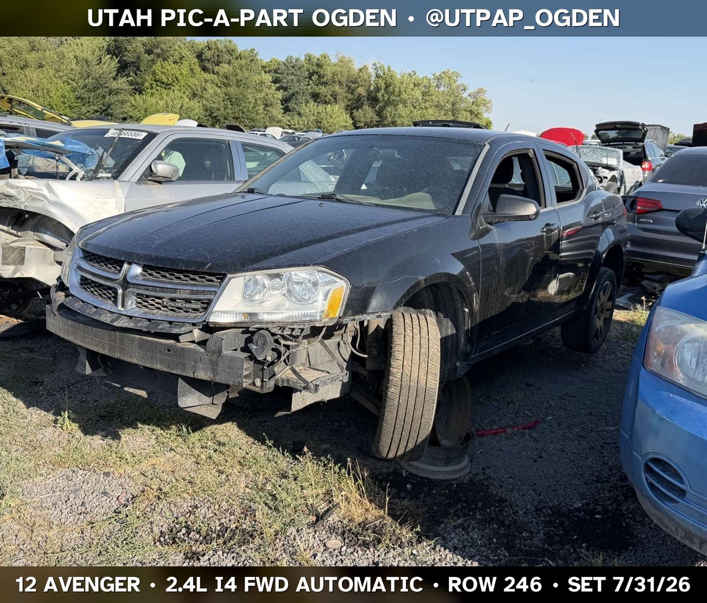 Just In! 2012 Dodge Avenger Parts - UTPAP Ogden