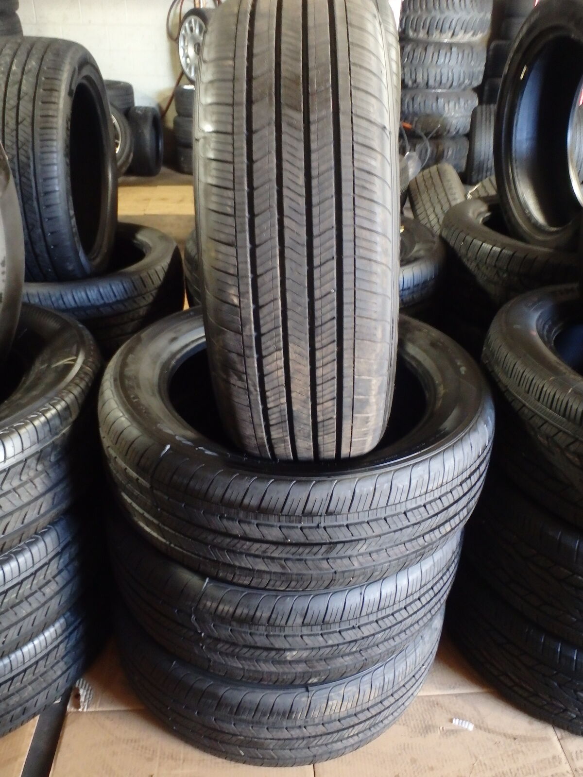 235/55R20 GOODYEAR EAGLE TOURING SET OF USED TIRES