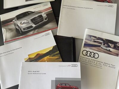 Audi A3 2011 Manual / Booklet