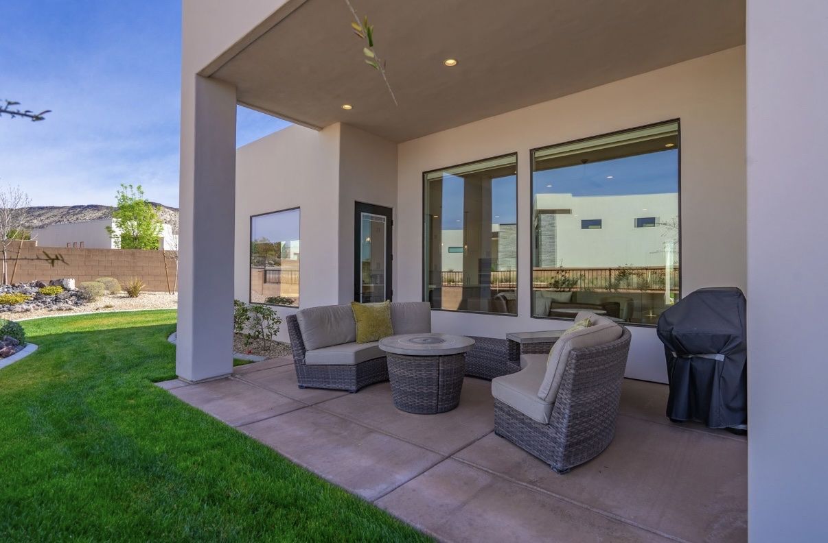 Outdoor Patio Set with Fire Pit