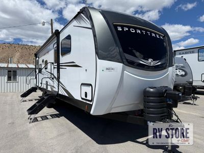 2026 Venture RV SportTrek Touring Edition STT302VRD Travel Trailer Front Bedroom|Two Entry/Exit Doors|U Shaped Dinette|Walk-Thru
