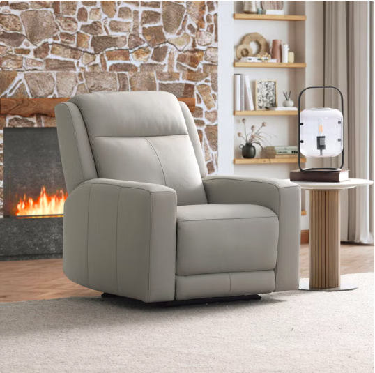 Wren Zero Gravity Power Leather Recliner with Power Headrest Costco MRSP $699