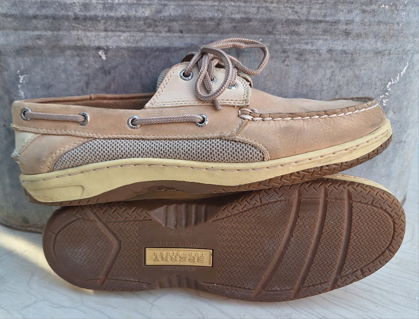 Nice Mens Sperry Top-Sider Boat Shoes Sz-10