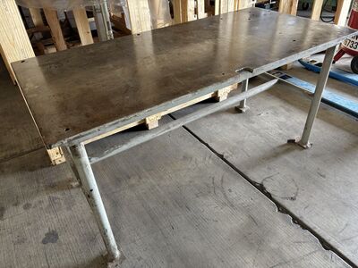 Steel table, welding, blacksmith, metalworking, tinsmith, anvil, Pexto, 3/4" steel plate