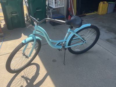 Schwinn Seachange Light Blue Women's Beach Cruiser Bicycle