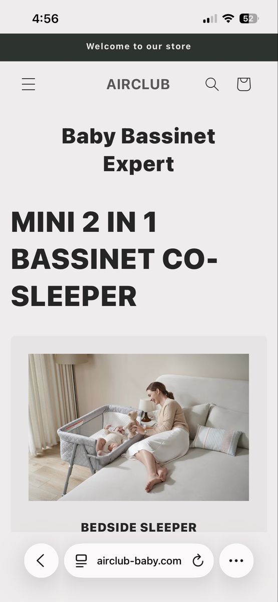Bedside bassinet