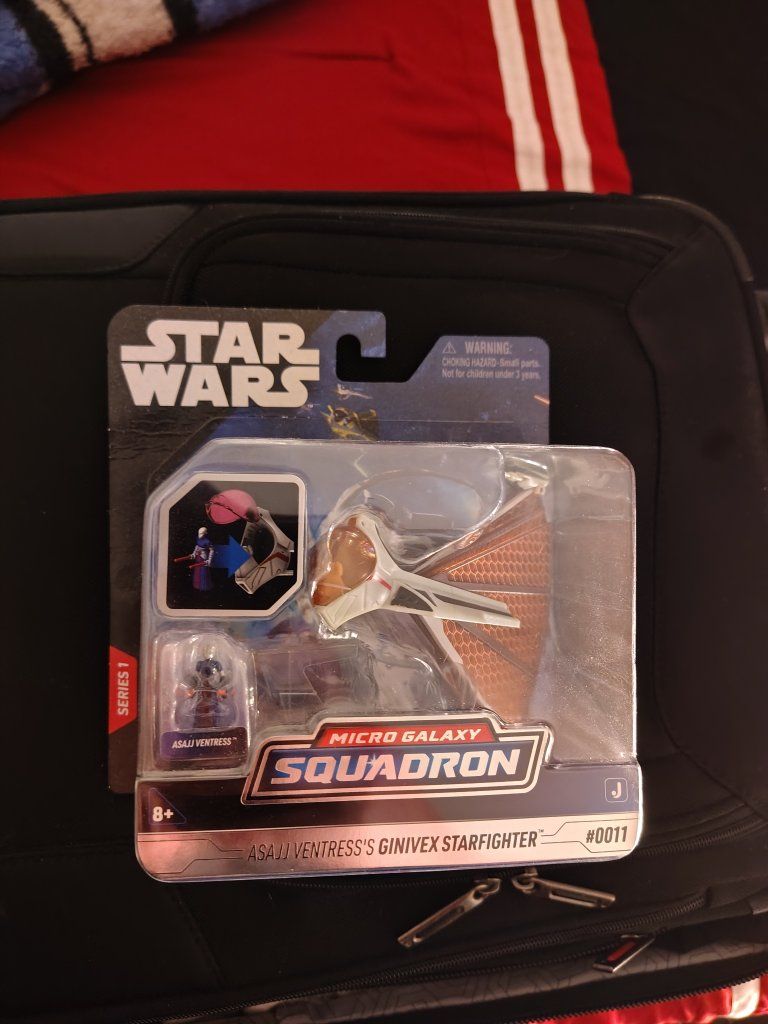 Star Wars Micro Galaxy Squadron Asajj Ventress Ginivex Starfighter Series 1 #0011