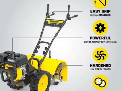 Champion Power Equip 20in Wide Rear Tine Tiller