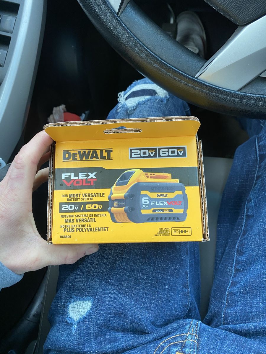 Dewalt 20v 60v max 6ah battery