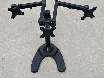 Dual Monitor Desk Mount Stand - Adjustable VESA Mount for Two Screens