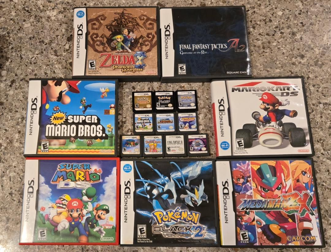 Nintendo Ds game bundle including PokeMon Soulsilver! trades considered!