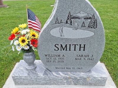 Custom Granite Headstones, Markers & Memorial Benches For Your Burial Plot