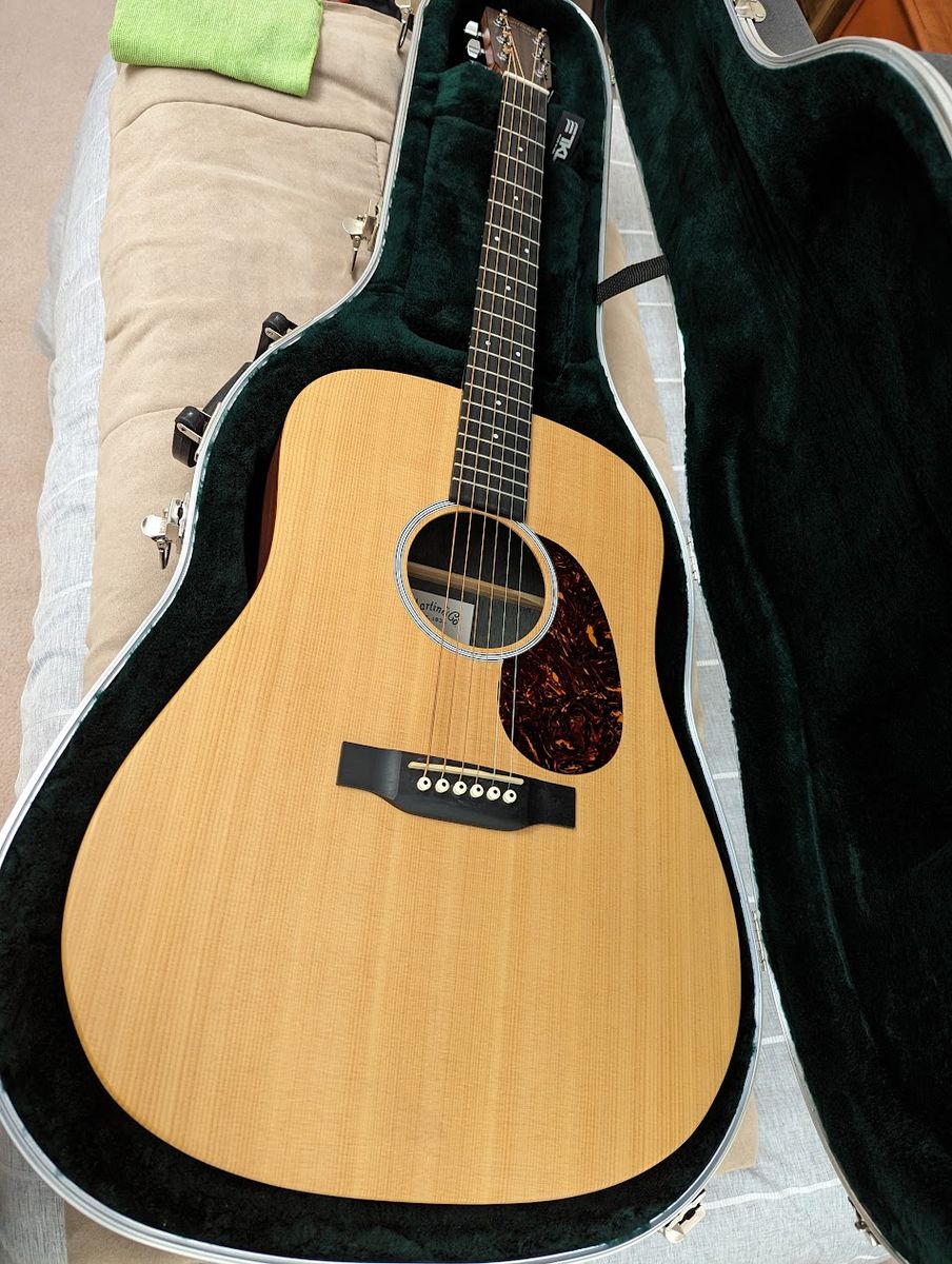 Martin X Series DX1AE Dreadnought Guitar with Hardshell Case