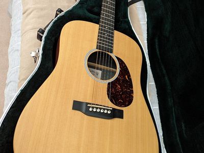 Martin X Series DX1AE Dreadnought Guitar with Hardshell Case