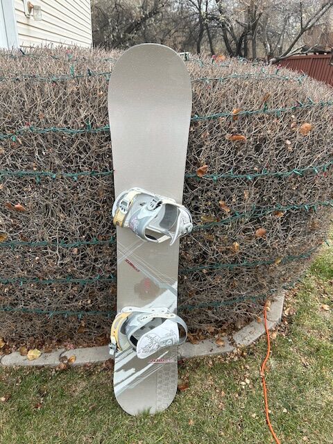 Snowboard with Bindings