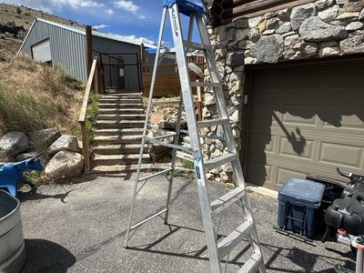 8 ft Werner aluminum ladder
