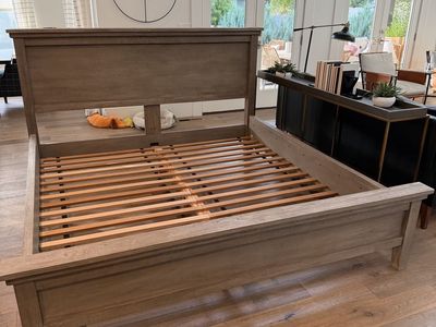 Pottery Barn King-sized Farmhouse Bed