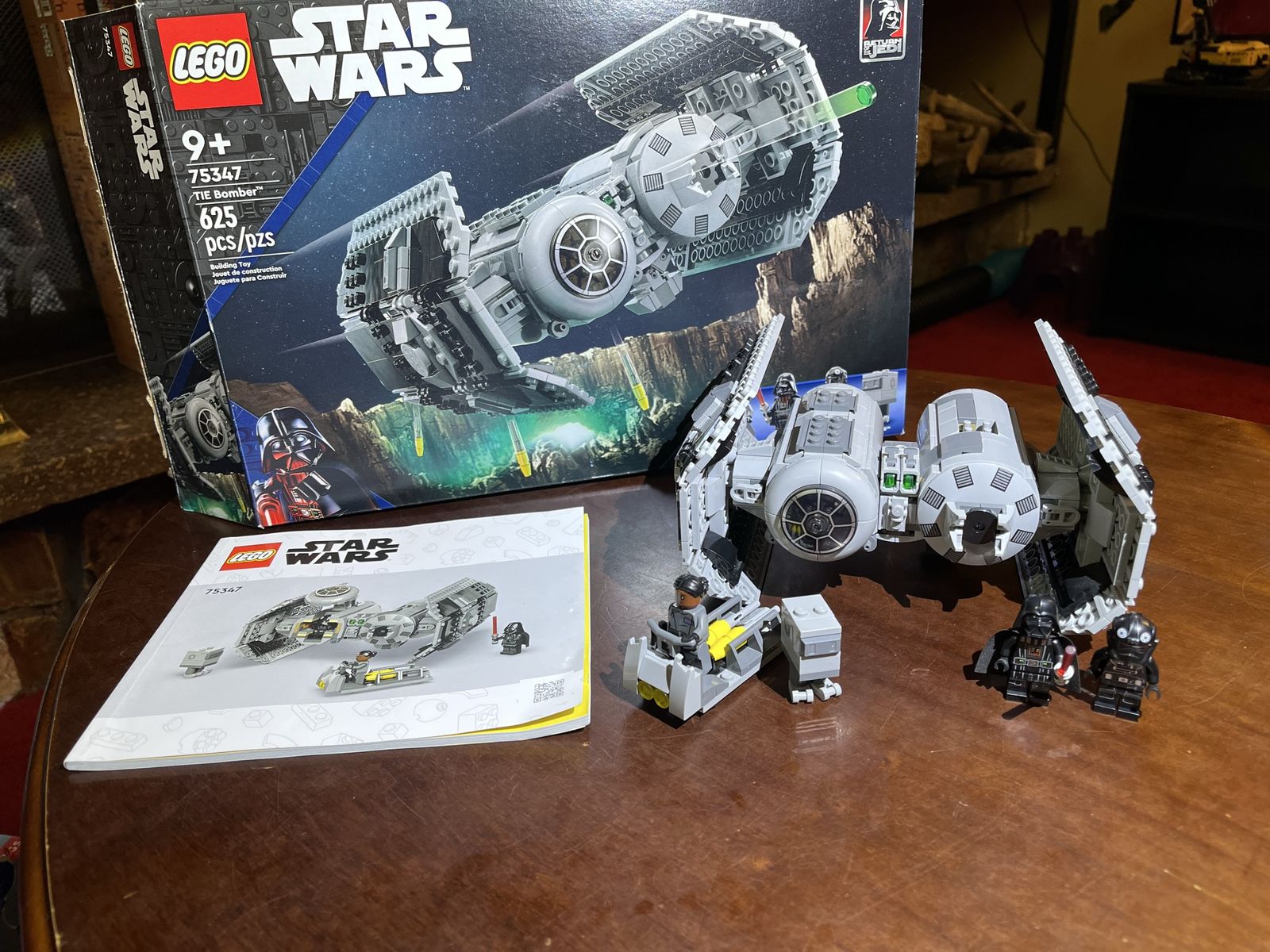 LEGO Star Wars TIE Bomber Set 75347 with Minifigures, Box & Manual