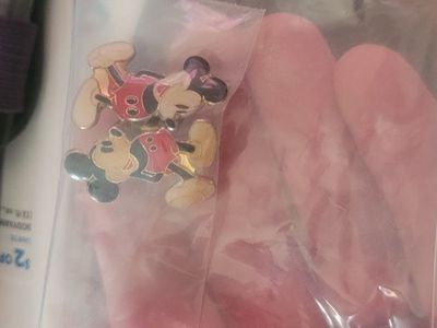 2 mickey mouse pins