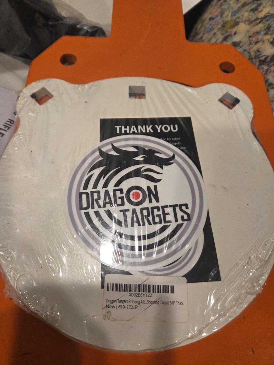 Multiple Steel Targets/Gong and Silhouette AR500,