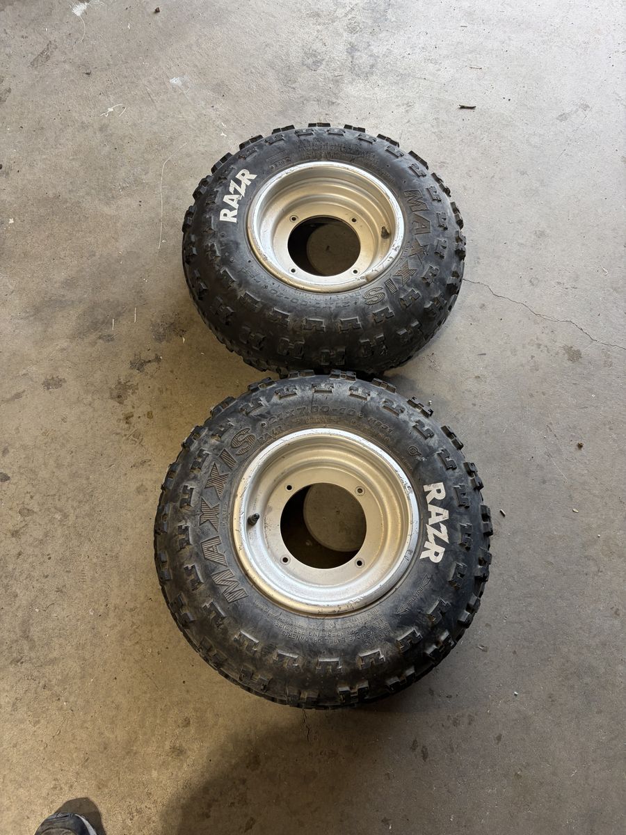 87 Suzuki Lr250r Wheels And Tires Front & Back