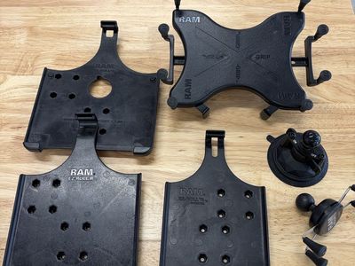 RAM Mounts Universal EZ-Roll'r & X-Grip Tablet Holders with Suction Cup Mount