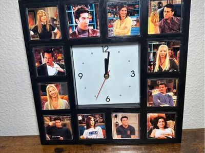 Friends TV Show Collage Wall Clock Collectors Edition