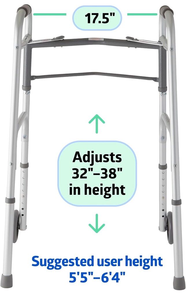 New Aluminum Folding Walker