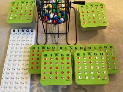 Deluxe Bingo Game w/ 225 Sliding Window Cards