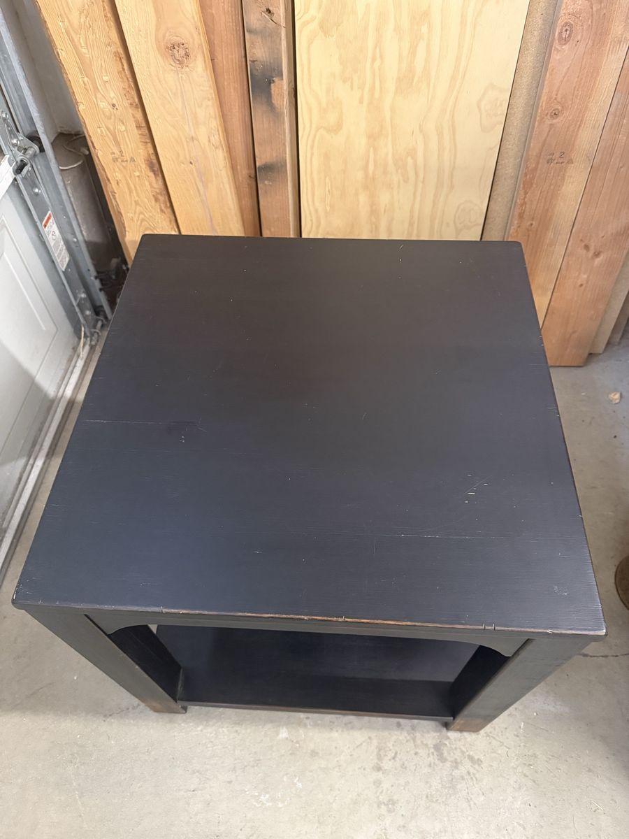 Wood End Table