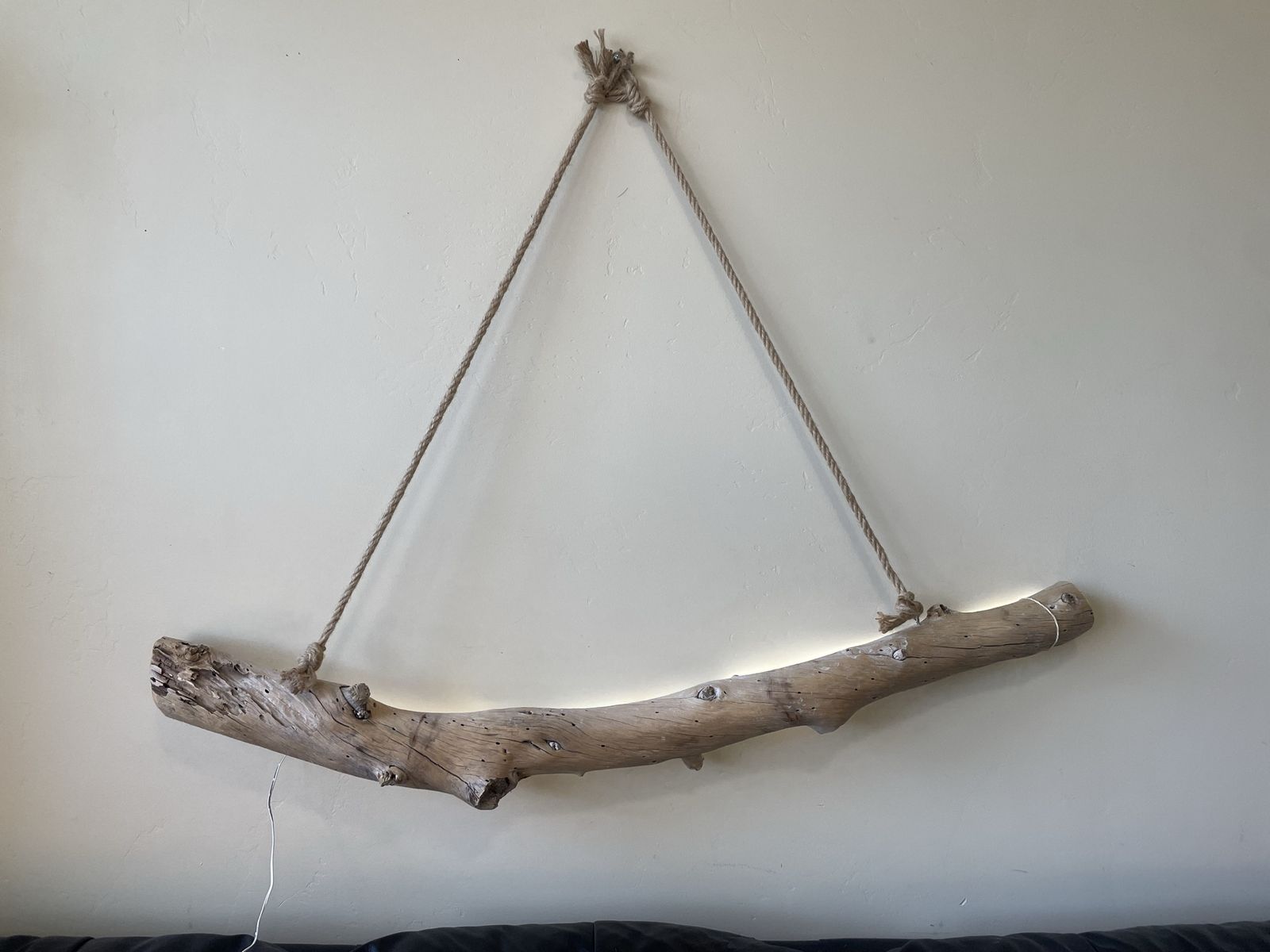 Driftwood light fixture