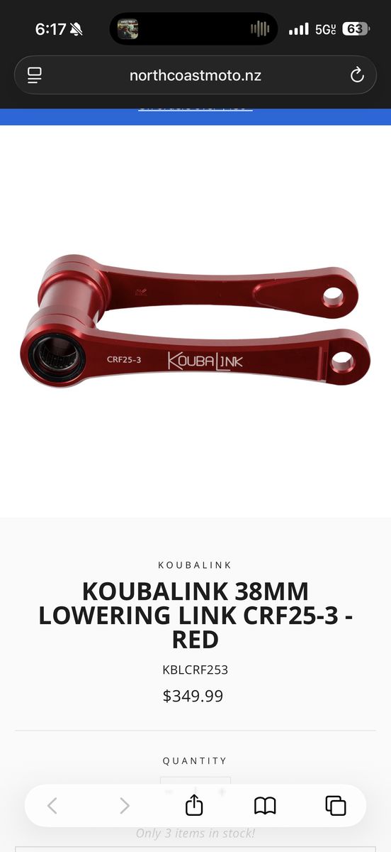 Kouba Lowering Link