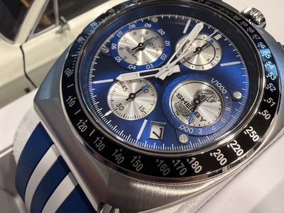 Bulova 150th Anniversary Shelby Cobra Limited Edition Chronograph Watch w/ Model Car