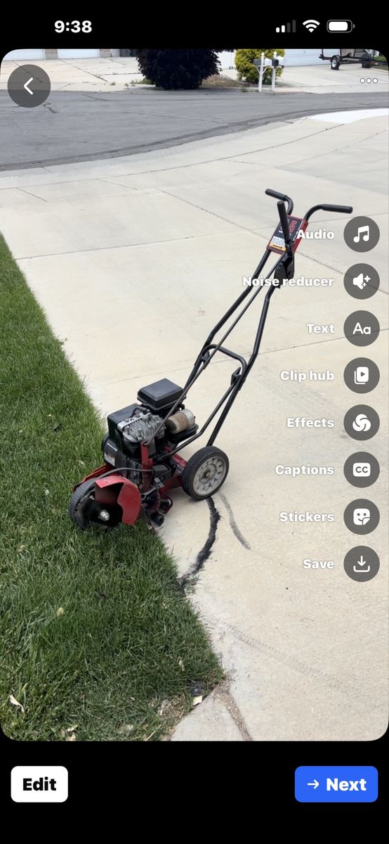 Good working yard machines lawn edger