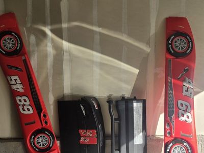 Delta Speed Racing Race Car Bed Frame Parts Side Rails and Headboard