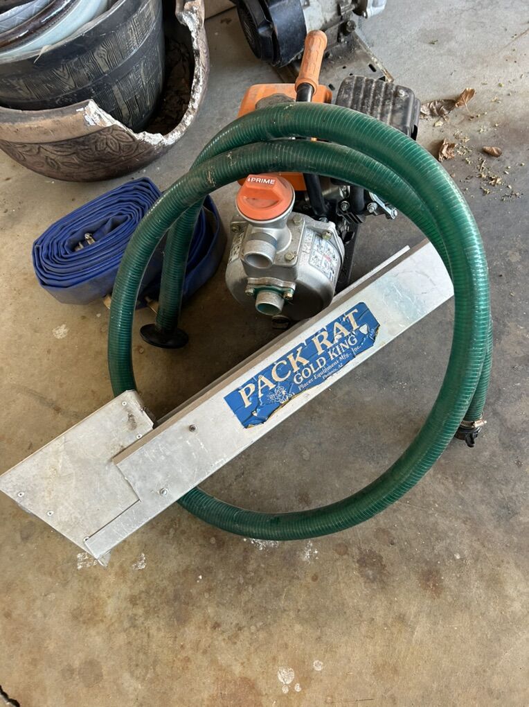 Pack Rat Power Sluice with Generac Pump