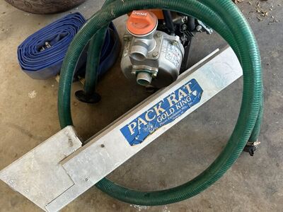 Pack Rat Power Sluice with Generac Pump