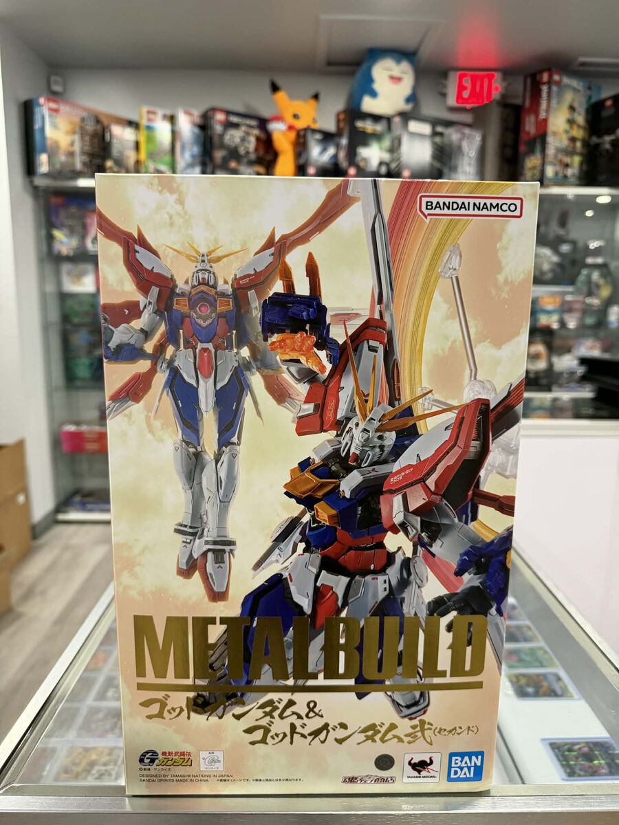 Brand new Bandai METAL BUILD Burning God Gundam Action Figure Tamashii Nations Mobile