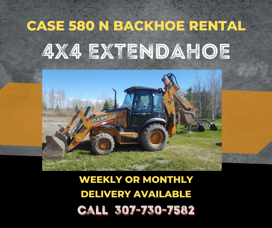 Case 580N 4x4 Extendahoe Backhoe For Rent or Hire