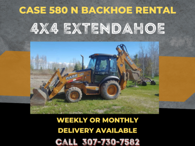 Case 580N 4x4 Extendahoe Backhoe For Rent or Hire