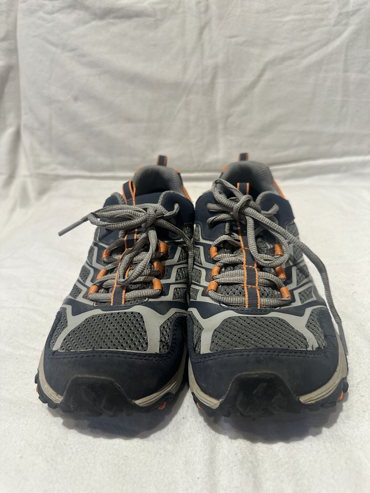 Merrell Youth Size 5 Gray/Navy WP Lace Hiking Shoe