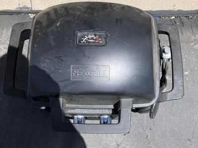 Nexgrill Portable 2-Burner Tabletop Propane Gas Grill Black