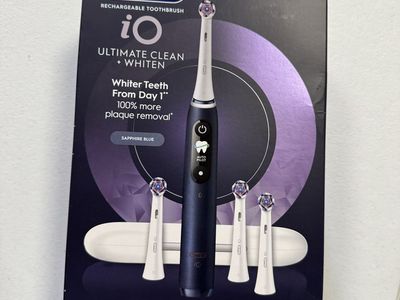 Oral-B iO Series 9 Sapphire Blue Rechargeable Electric Toothbrush with 4 Brush Heads