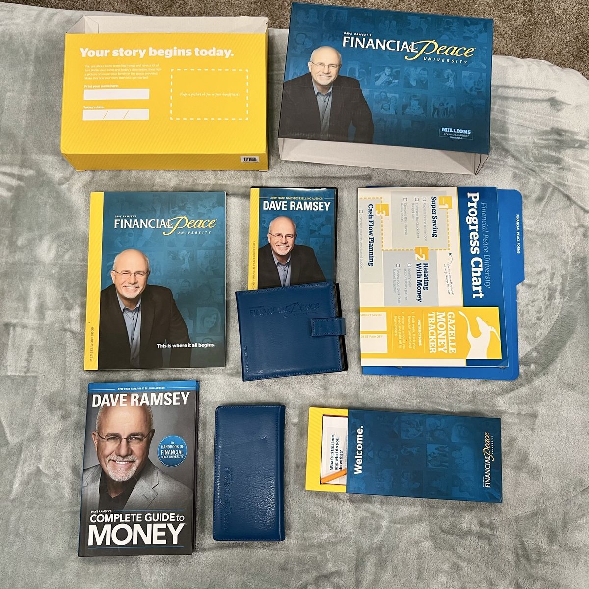 Dave Ramsey Financial Peace University Home Study Kit 8.13 - Complete Guide to Money, Workbooks