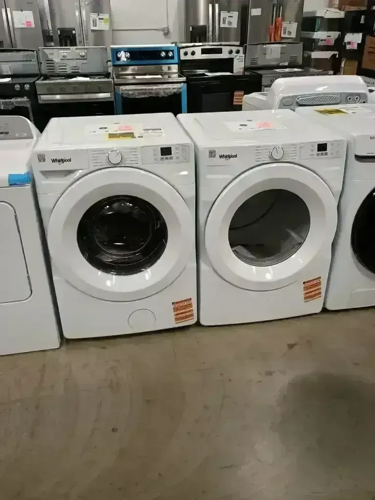 NEW WHIRLPOOL FRONT LOAD STACKABLE LAUNDRY SET