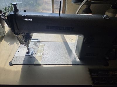 Industrial sewing machine.