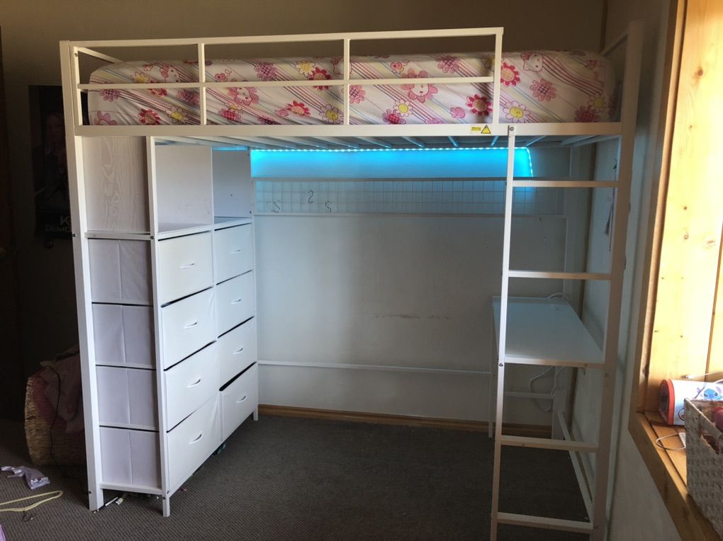 Twin Loft Bed With Desk