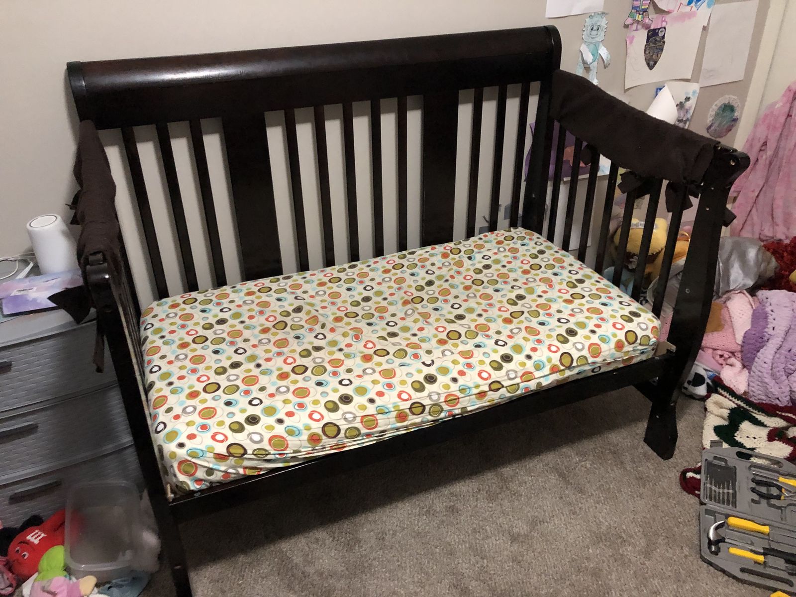 Crib to toddler bed