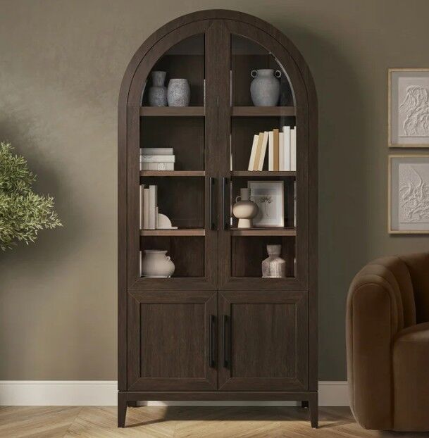 NEW! - ASPEN 80" CABINET HUTCH BOOKCASE